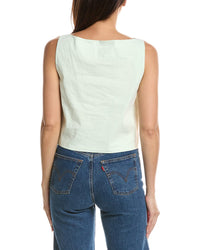 Theory Theory Linen-Blend Bateau Top