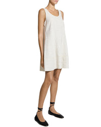 Theory Theory Linen-Blend Tank Dress