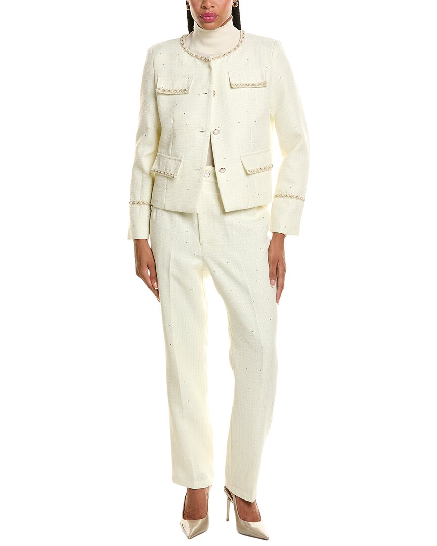 Pascale La Mode Tweed Suit Pant Set