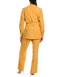Pascale La Mode 2Pc Elegant Belted Jackets & Pant Set