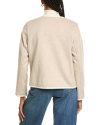 Pascale La Mode Elegant Patch Pocket Wool-Blend Overcoat