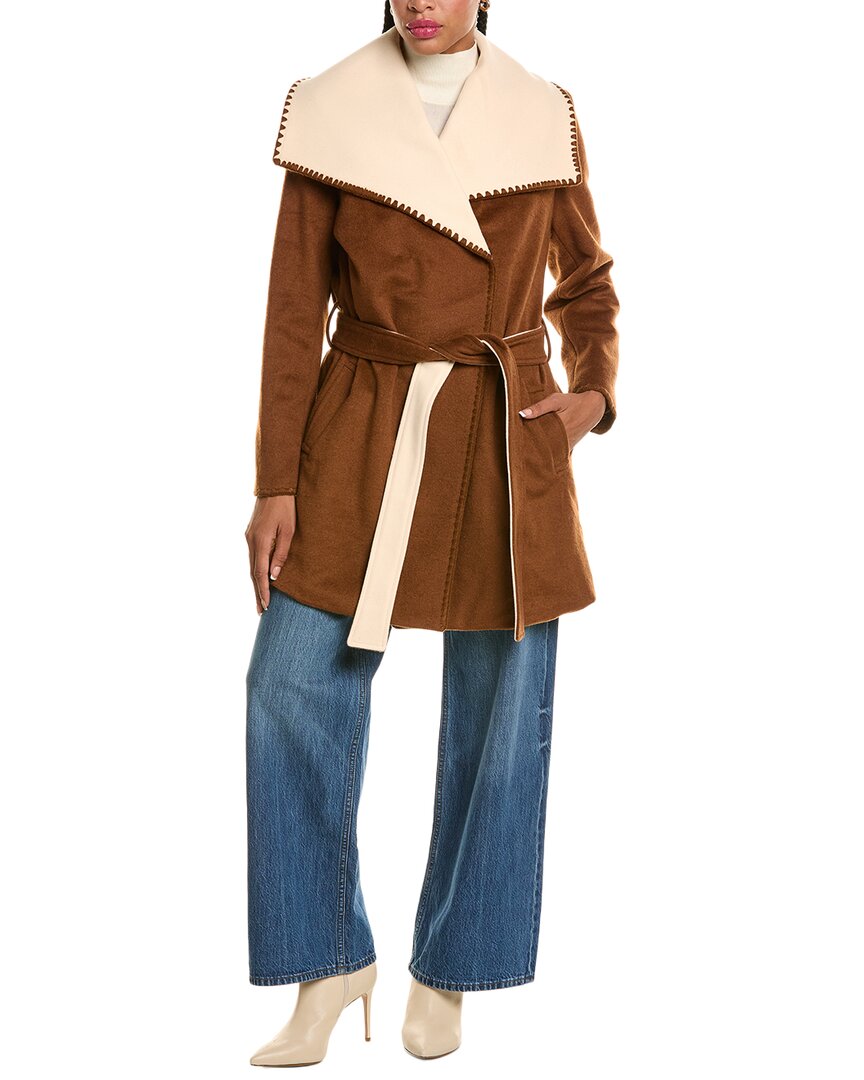 Pascale La Mode Elegant Wool-Blend Overcoat