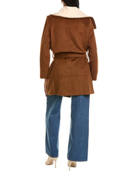 Pascale La Mode Elegant Wool-Blend Overcoat