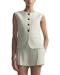 A.L.C. Georgie Linen-Blend Vest