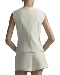 A.L.C. Georgie Linen-Blend Vest