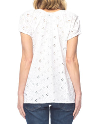 Tolani Tolani Eyelet Top