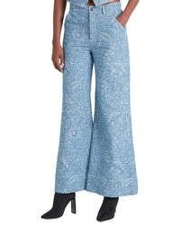 Temperley London Francis Denim Wide Leg Trouser
