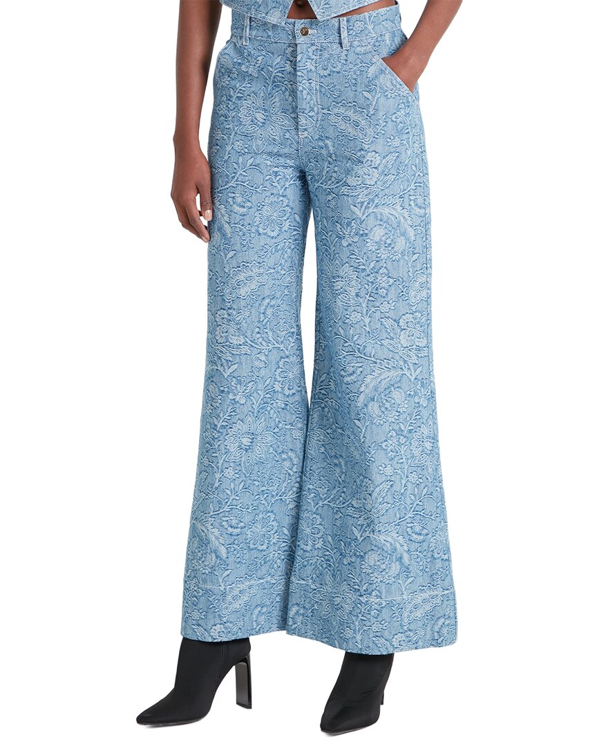 Temperley London Francis Denim Wide Leg Trouser
