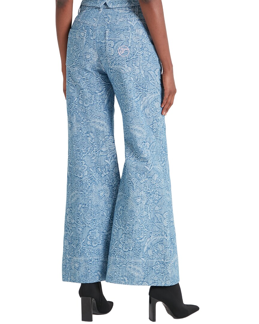Temperley London Francis Denim Wide Leg Trouser