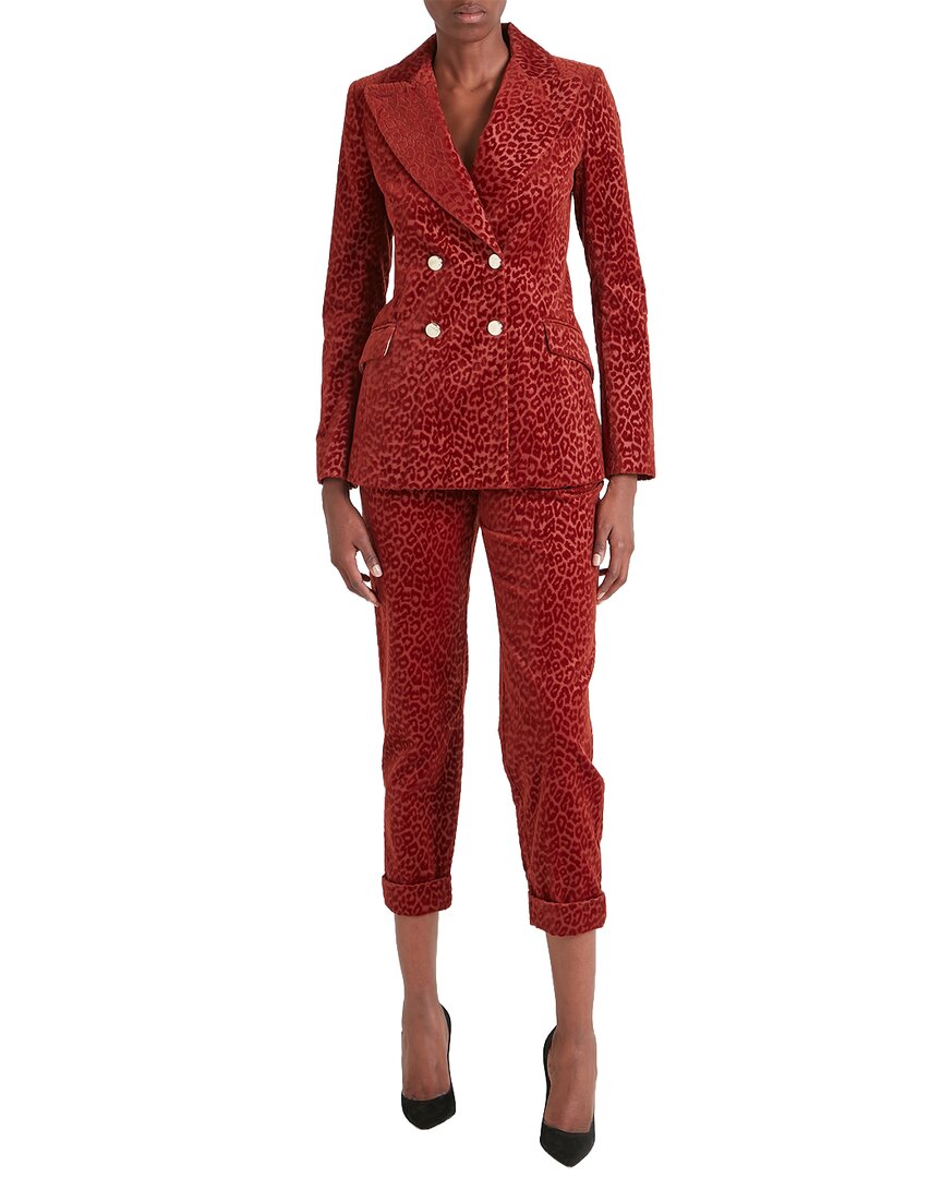 Temperley London Temperley London Lynx Velvet Double Breasted Jacket