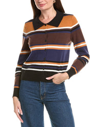 HL Affair Hl Affair Knit Stripe Wool-Blend Top