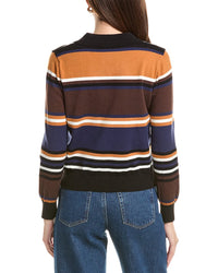 HL Affair Hl Affair Knit Stripe Wool-Blend Top