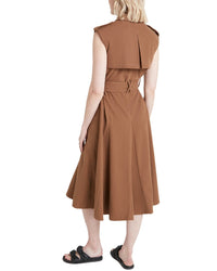 Temperley London Javier Wool-Blend Sleeveless Trench Coat