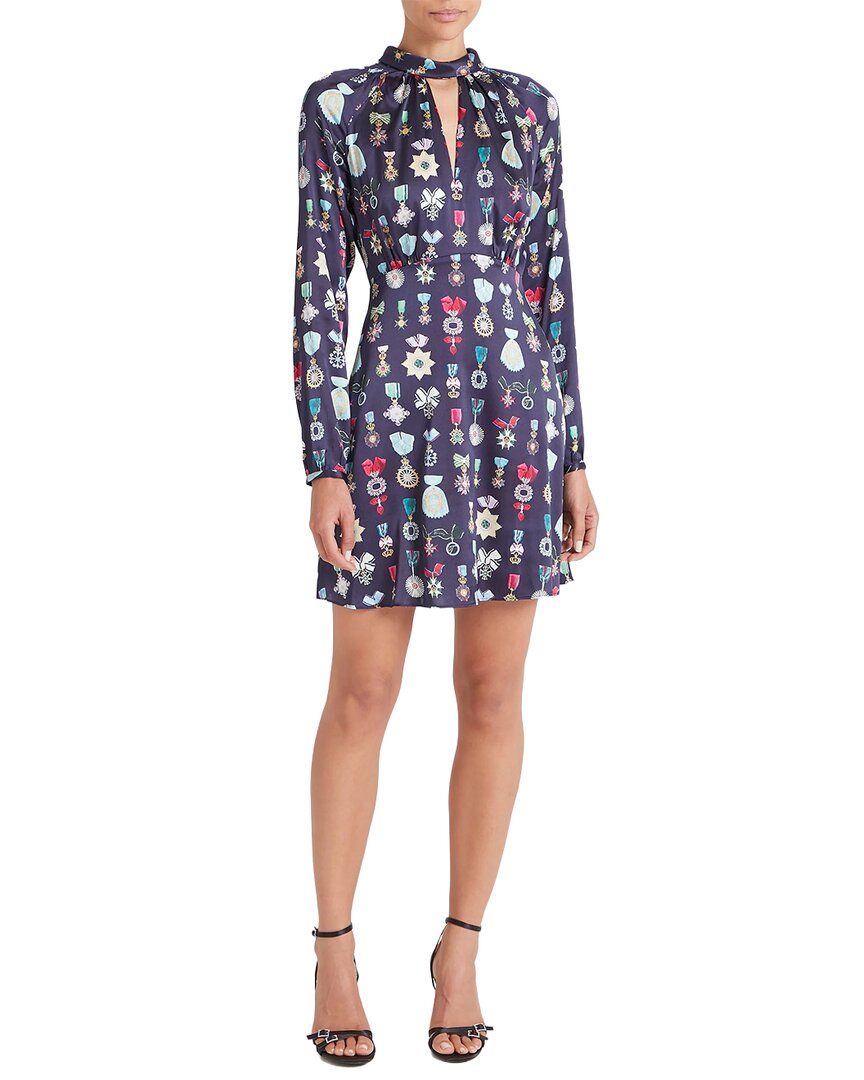 Temperley London Gloriette Silk-Blend Mini Dress