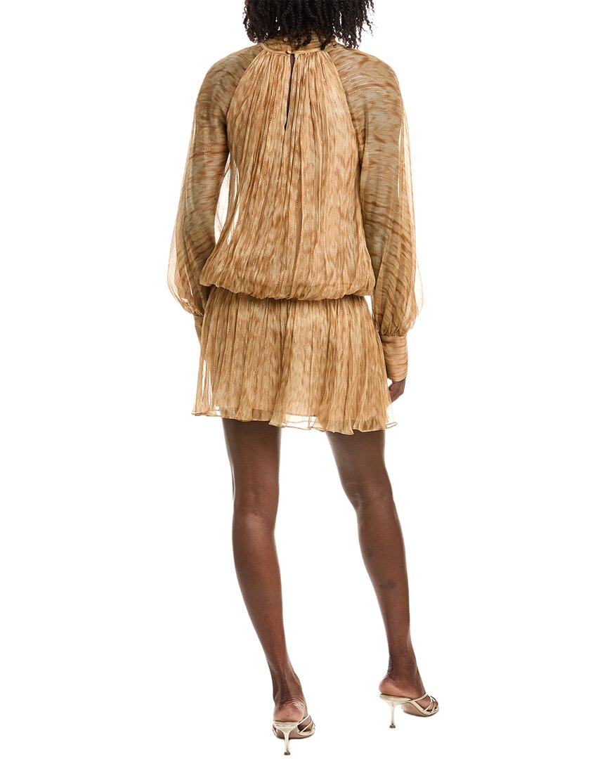 ALEXIS Alexis Hailey Silk-Blend Mini Dress