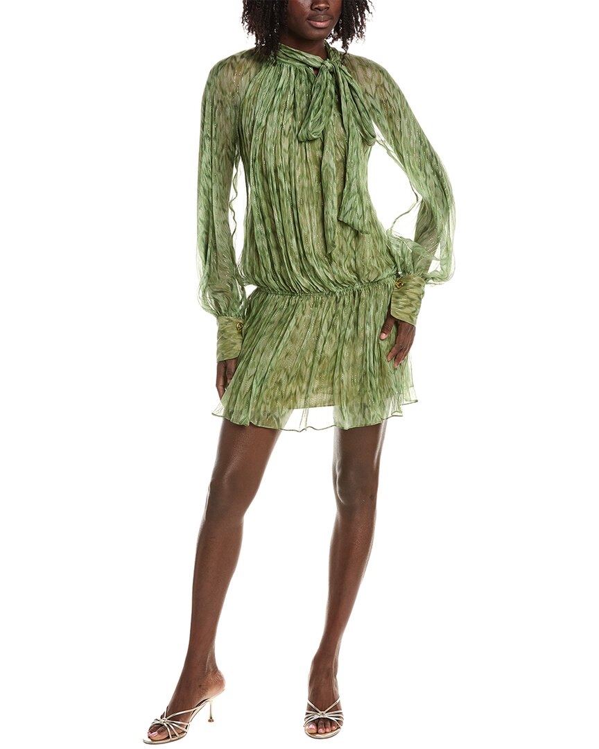 ALEXIS Alexis Hailey Silk-Blend Mini Dress