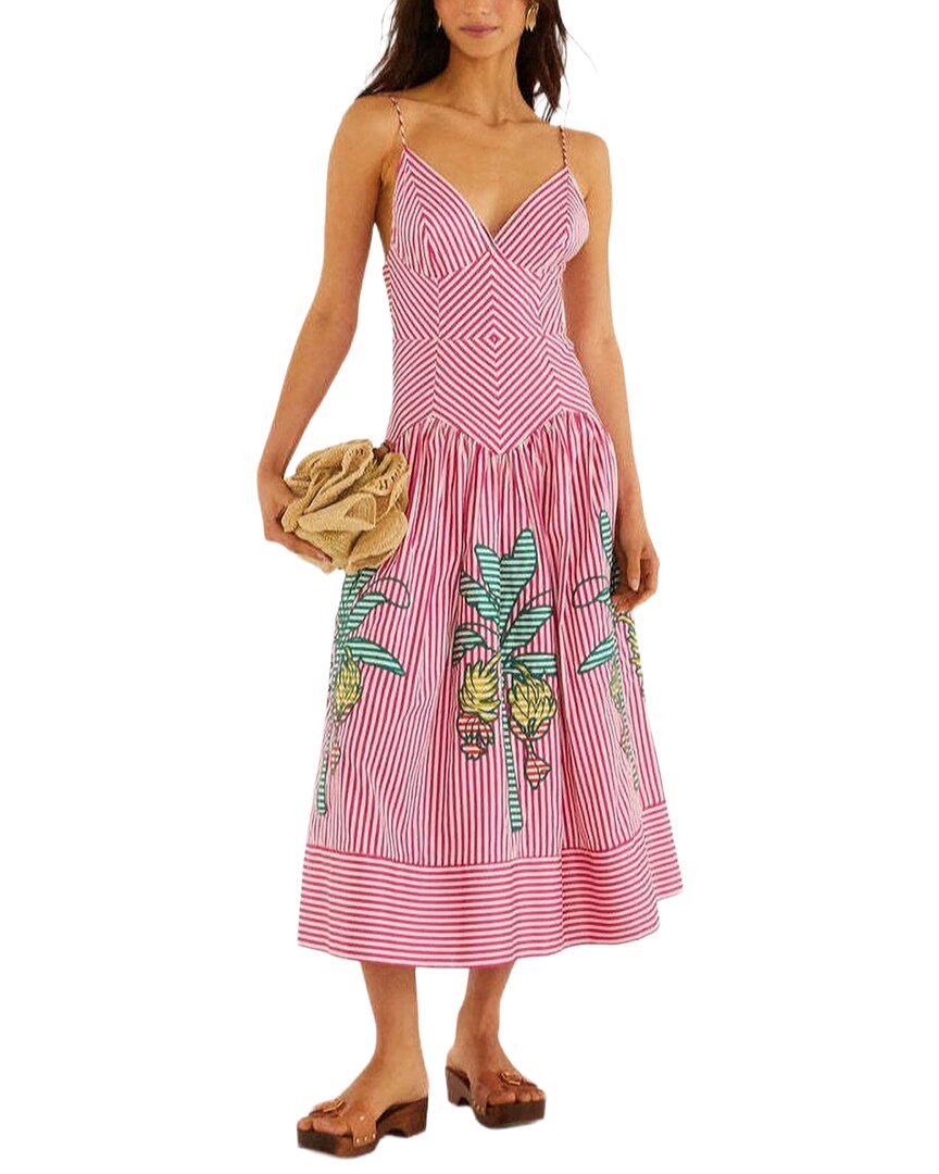 AMINA GLAM Amina Glam Linen-Blend Maxi Dress