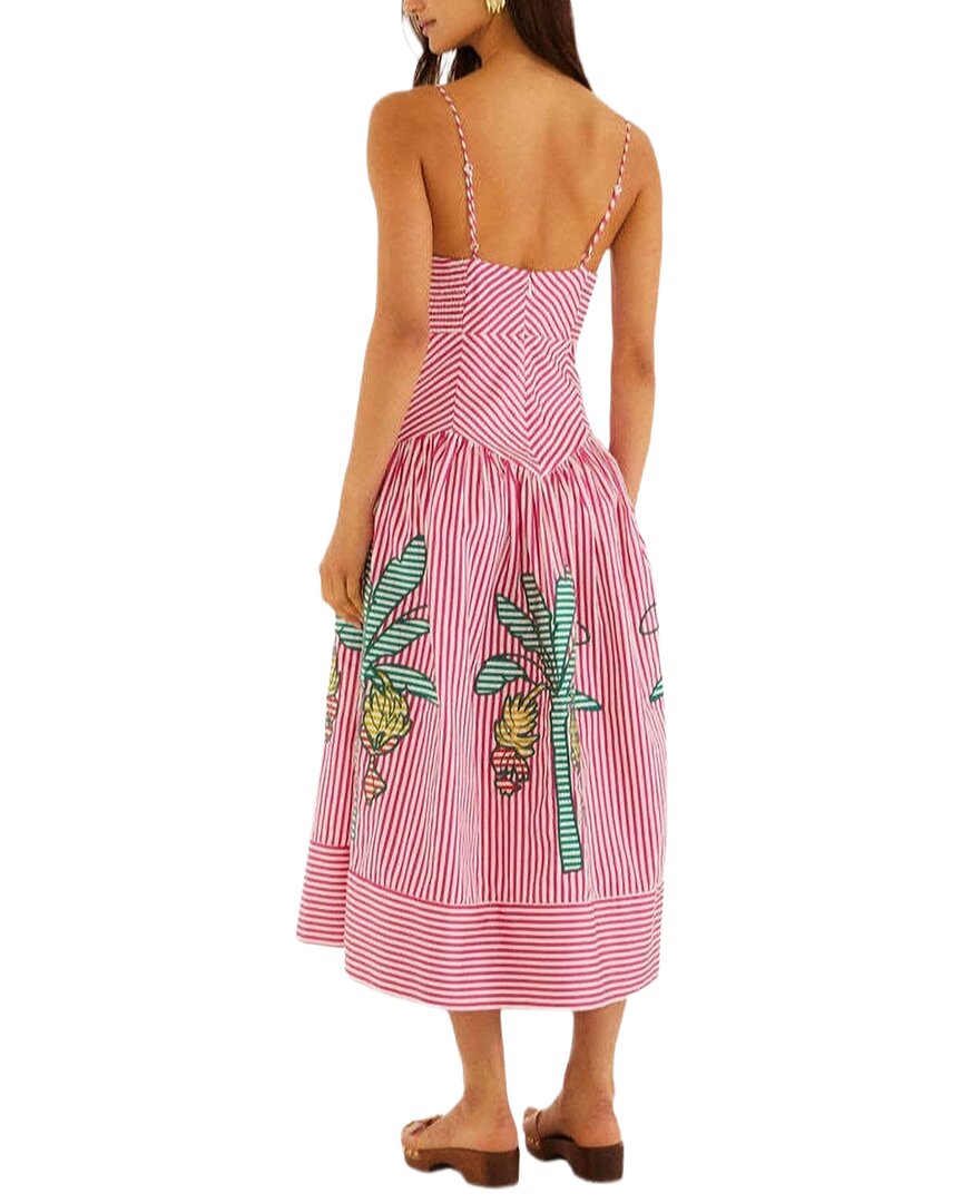 AMINA GLAM Amina Glam Linen-Blend Maxi Dress
