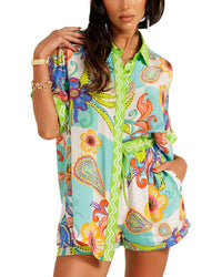 LEON GORI Leon Gori Shirt & Short Set