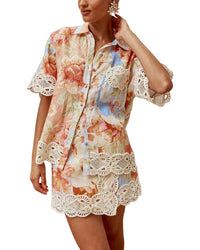 Anette 2Pc Skirt & Shirt Set