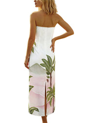 CAMILA BLANCO Camila Blanco Linen Midi Dress