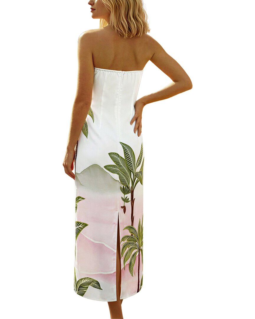 CAMILA BLANCO Camila Blanco Linen Midi Dress