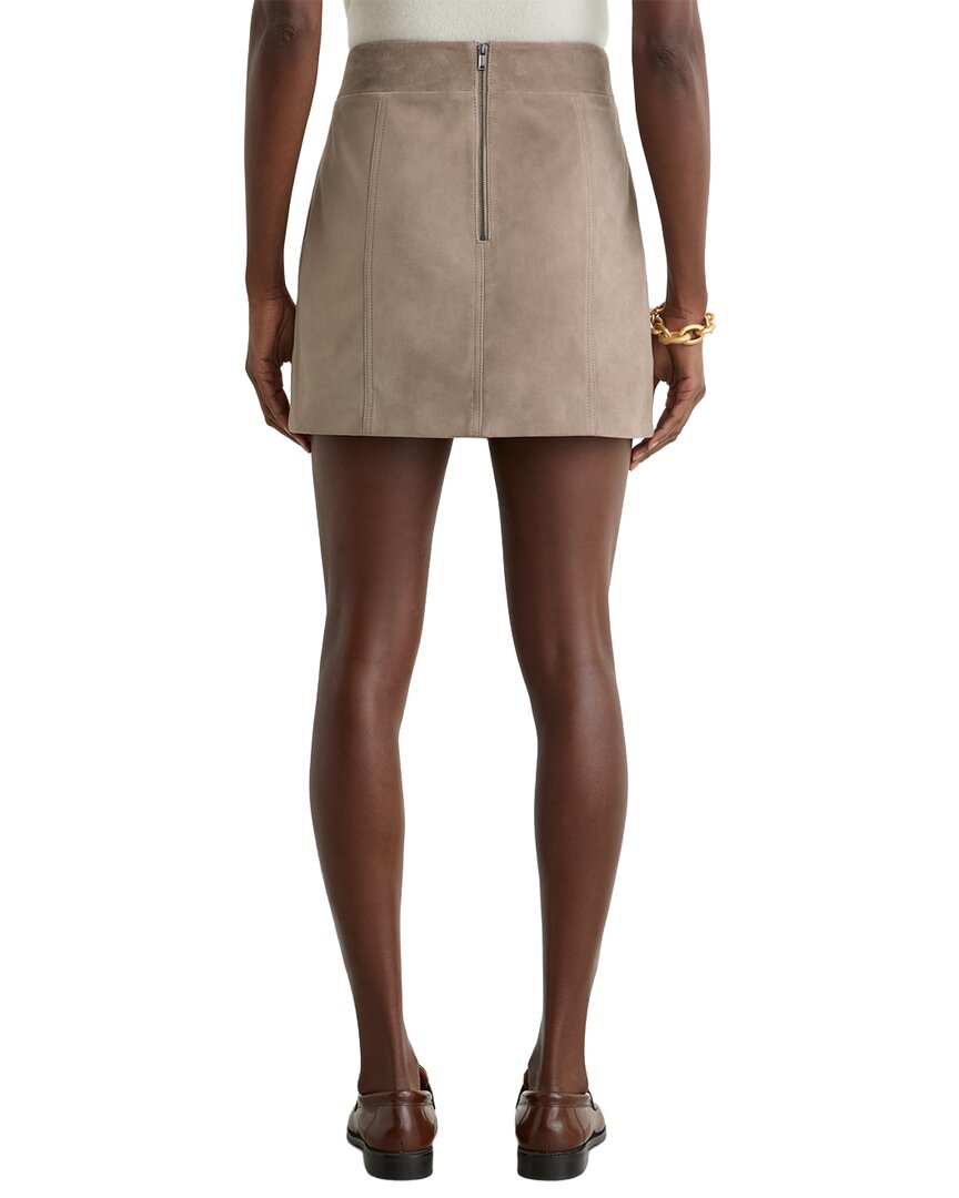 Reiss Reiss Vida Suede Patch Pocket Mini Skirt