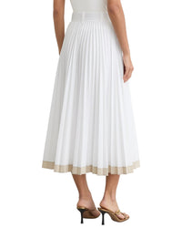 Reiss Reiss Allora Pleated Belted Midi Skirt