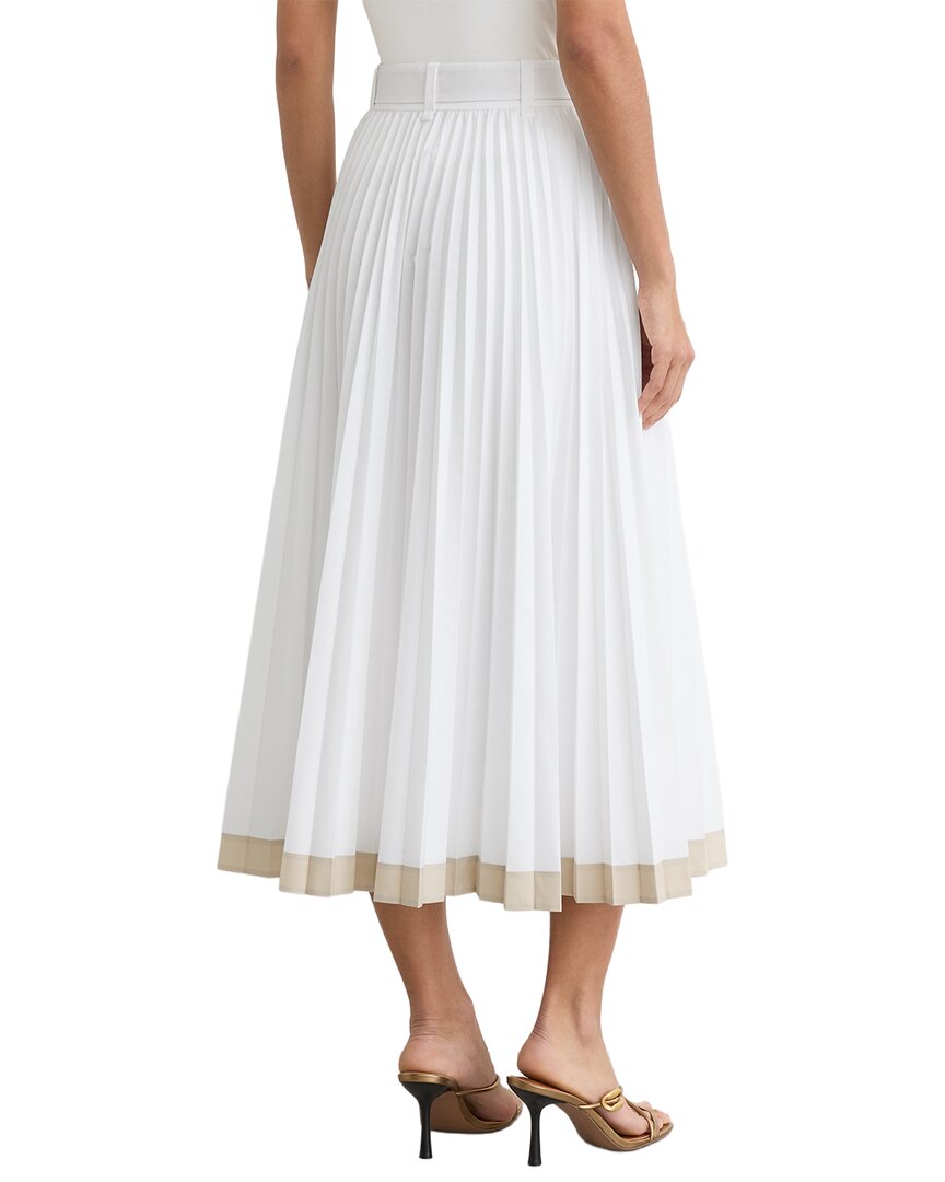 Reiss Reiss Allora Pleated Belted Midi Skirt