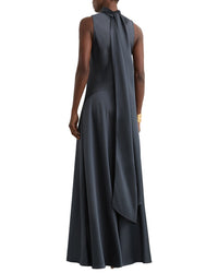 Reiss Reiss Fae Satin Cape Maxi Dress