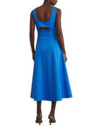 Reiss Reiss Irina Belted Midi Dress With Stretch