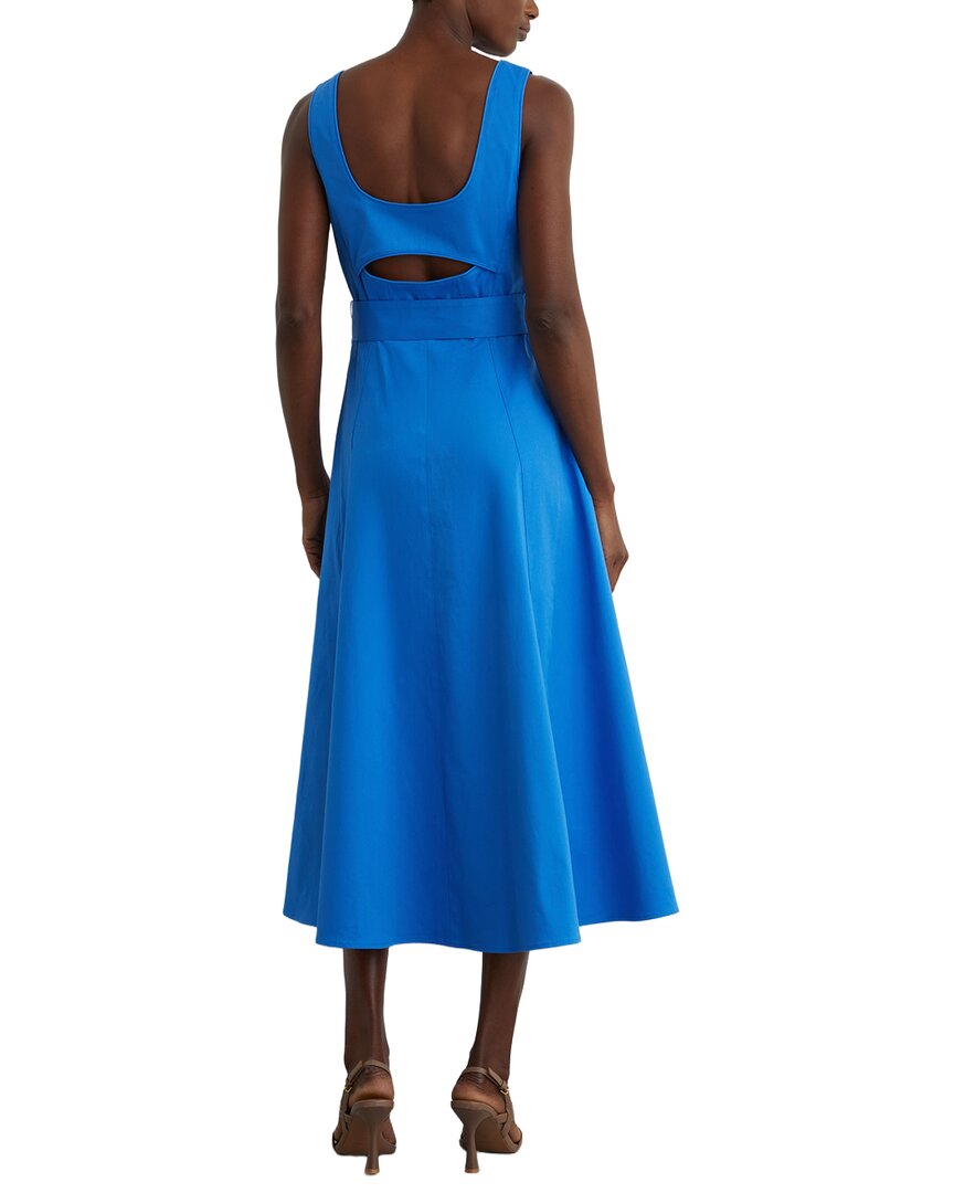 Reiss Reiss Irina Belted Midi Dress With Stretch