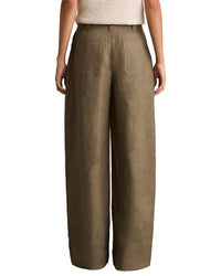 Reiss Ashby Linen Wide Leg Trouser