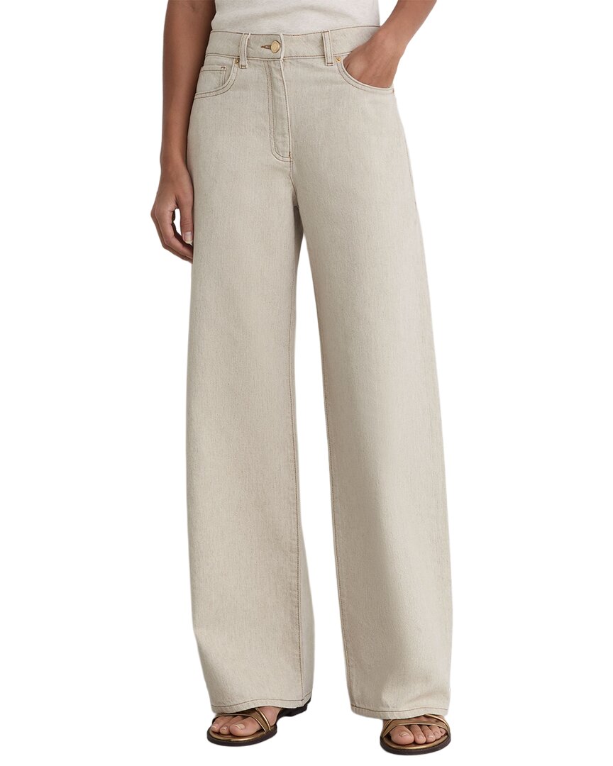 Reiss Febe Wide Leg Jean With Hemp
