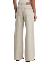 Reiss Febe Wide Leg Jean With Hemp