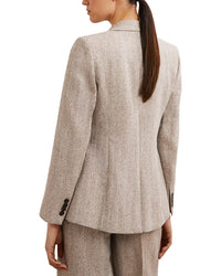Reiss Reiss Isla Single Breasted Textured Blazer