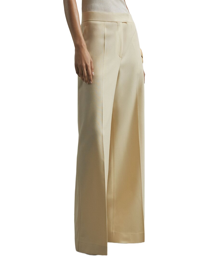 Reiss Reiss Anya Atelier Silk & Wool-Blend Wide Leg Suit Trouser
