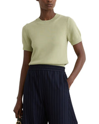 Reiss Reiss Anita And Wool-Blend Top