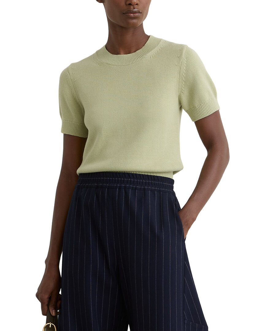 Reiss Reiss Anita And Wool-Blend Top