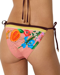 Reiss Reiss Tina Floral Print Side Tie Bikini Bottom