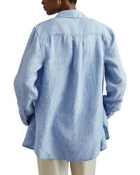 Reiss Reiss Belle Linen Button Through Shirt