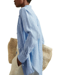 Reiss Reiss Belle Linen Button Through Shirt