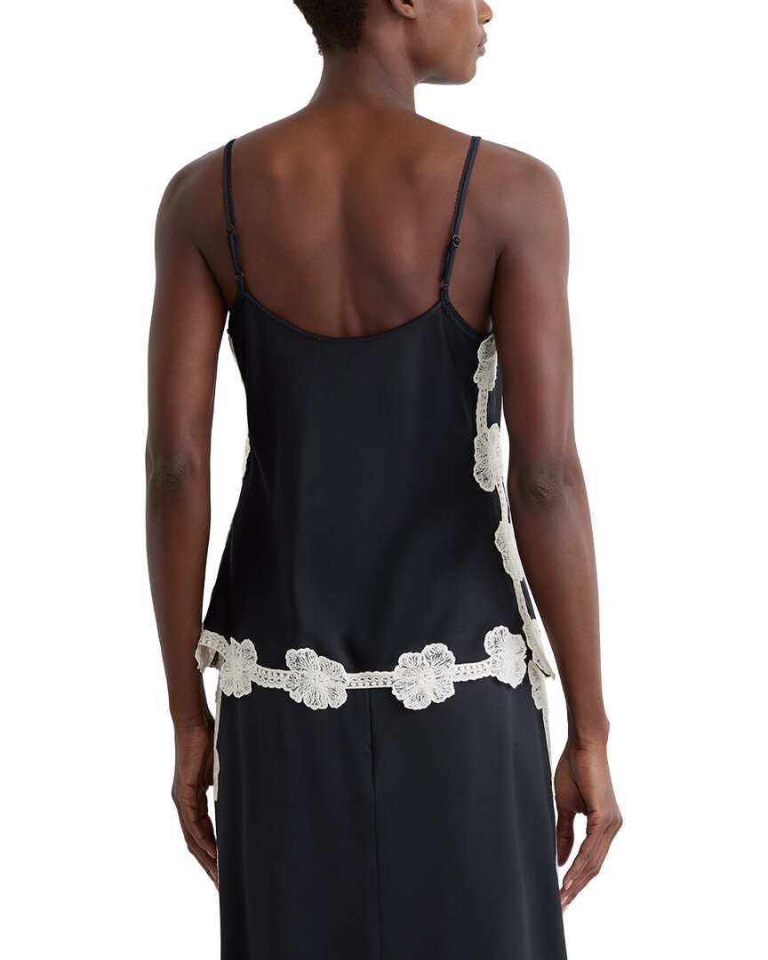 Reiss Reiss Doa Satin Floral Lace Trim Cami Top