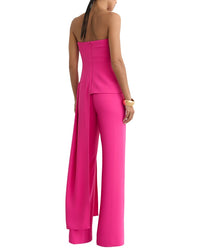 Reiss Reiss Skye Strapless Drape Detail Structured Top