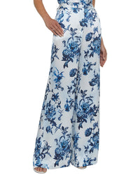 Lagence Pilar Silk Wide Leg Pant