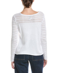 Nic & Zoe Petite Placed Pointelle Sweater
