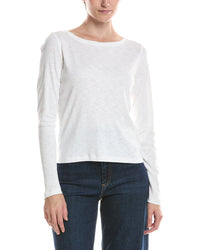 Nic & Zoe Solid Cape Rib Modern Boat T-Shirt