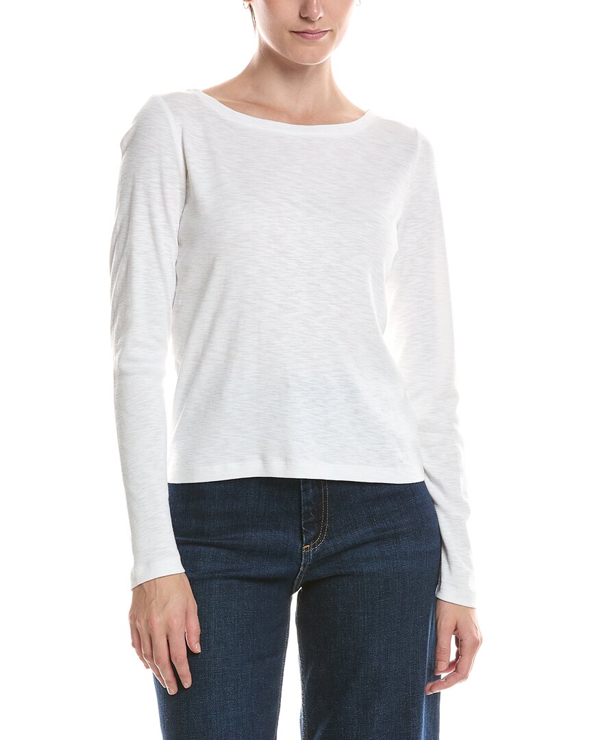 Nic & Zoe Solid Cape Rib Modern Boat T-Shirt