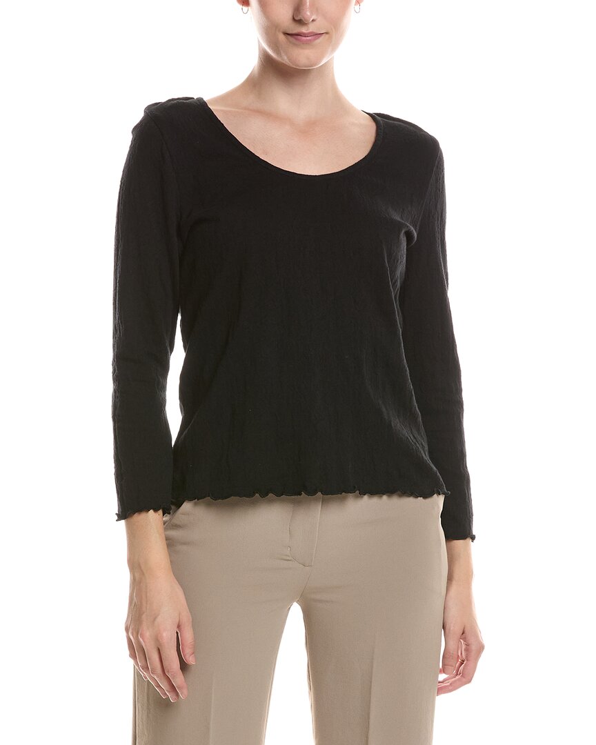 NIC & ZOE Nic & Zoe 3/4 Sleeve Lace Knit Scoop T-Shirt