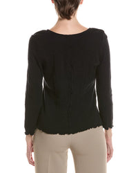 NIC & ZOE Nic & Zoe 3/4 Sleeve Lace Knit Scoop T-Shirt